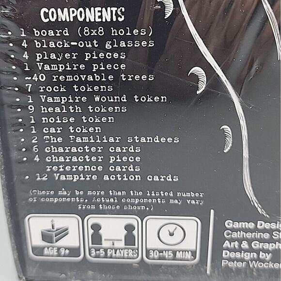 Nyctophobia Board Game Vampire Encounter "The Game You Play Blind" - Picture 5 of 11